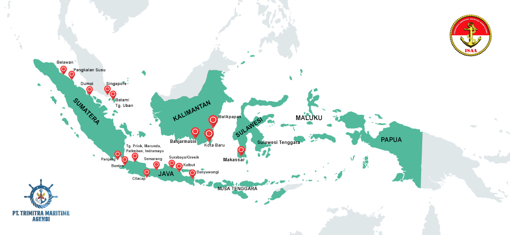 Trimitra Maritime Coverage Area